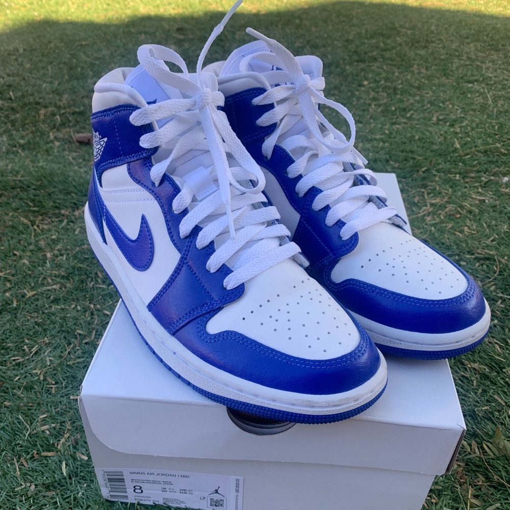 Nike Air Jordan. Only worn once indoors. Perfect condition with box